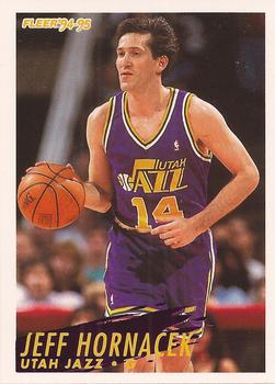 #222 Jeff Hornacek - Utah Jazz - 1994-95 Fleer Basketball