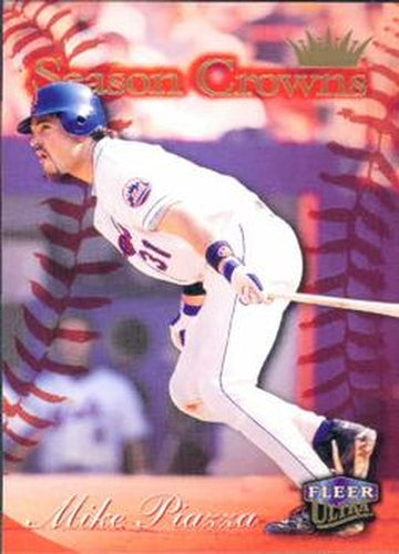 #222 Mike Piazza - New York Mets - 1999 Ultra Baseball