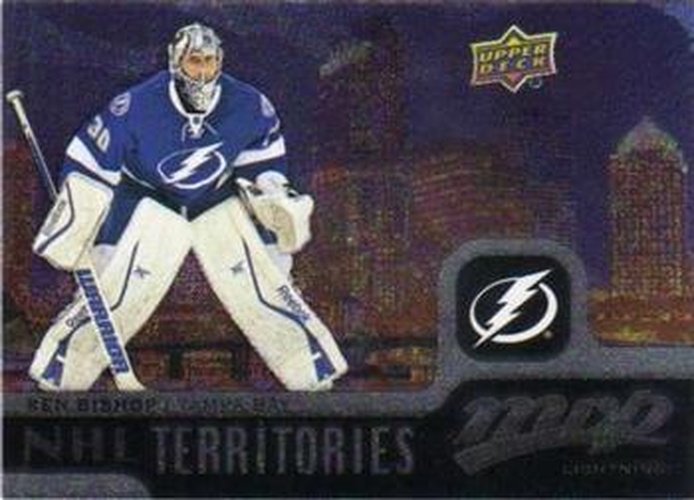 #222 Ben Bishop - Tampa Bay Lightning - 2015-16 Upper Deck MVP Hockey