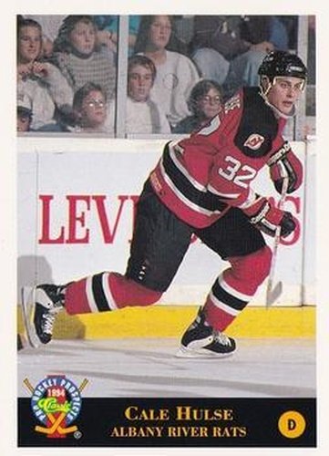 #222 Cale Hulse - Albany River Rats - 1994 Classic Pro Hockey Prospects Hockey