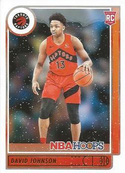 #222 David Johnson - Toronto Raptors - 2021-22 Hoops Winter Basketball