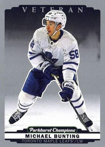 #222 Michael Bunting - Toronto Maple Leafs - 2022-23 Parkhurst Champions - Silver Hockey