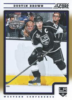 #222 Dustin Brown - Los Angeles Kings - 2012-13 Score - Gold Rush Hockey