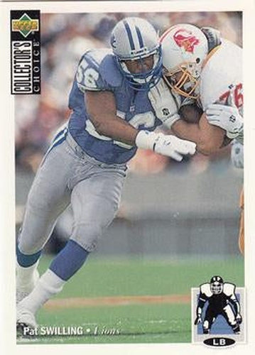 #222 Pat Swilling - Detroit Lions - 1994 Collector's Choice Football