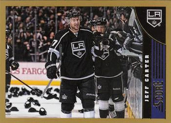 #222 Jeff Carter - Los Angeles Kings - 2013-14 Score - Gold Hockey