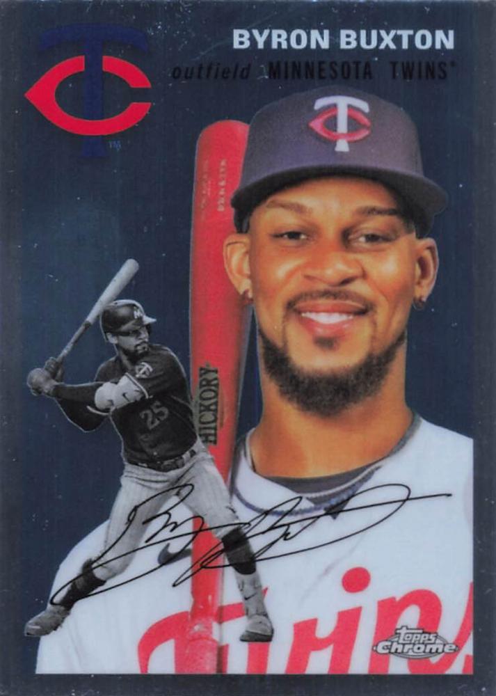 #222 Byron Buxton - Minnesota Twins - 2023 Topps Chrome Platinum Anniversary Baseball