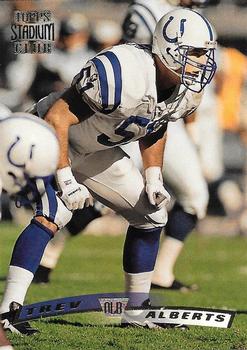 #222 Trev Alberts - Indianapolis Colts - 1996 Stadium Club Football