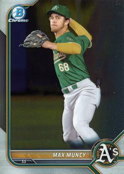 #BCP-222 Max Muncy - Oakland Athletics - 2022 Bowman - Chrome Prospects Baseball