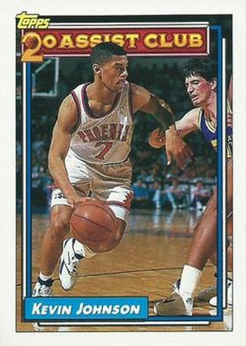 #222 Kevin Johnson - Phoenix Suns - 1992-93 Topps Basketball