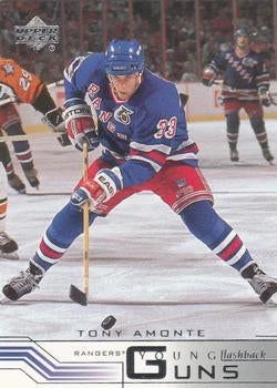#222 Tony Amonte - New York Rangers - 2001-02 Upper Deck Hockey