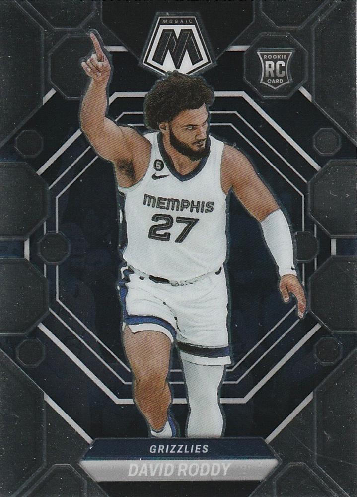 #223 David Roddy - Memphis Grizzlies - 2022-23 Panini Mosaic Basketball