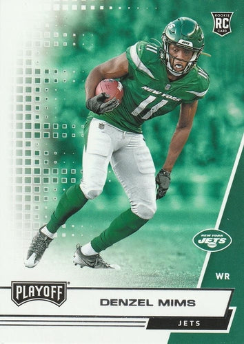 #223 Denzel Mims - New York Jets - 2020 Panini Playoff Football