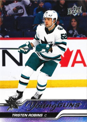 #223 Tristen Robins - San Jose Sharks - 2023-24 Upper Deck Hockey