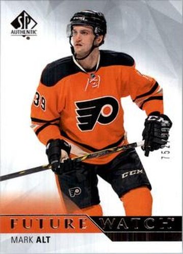 #223 Mark Alt - Philadelphia Flyers - 2015-16 SP Authentic Hockey