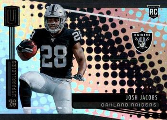 #223 Josh Jacobs - Oakland Raiders - 2019 Panini Unparalleled Football