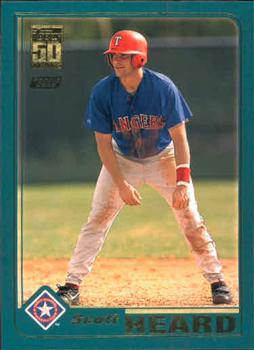 #T223 Scott Heard - Texas Rangers - 2001 Topps Traded & Rookies Baseball