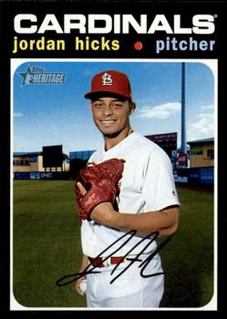 #223 Jordan Hicks - St. Louis Cardinals - 2020 Topps Heritage Baseball