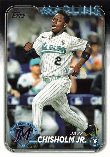 #223 Jazz Chisholm Jr. - Miami Marlins - 2024 Topps Baseball