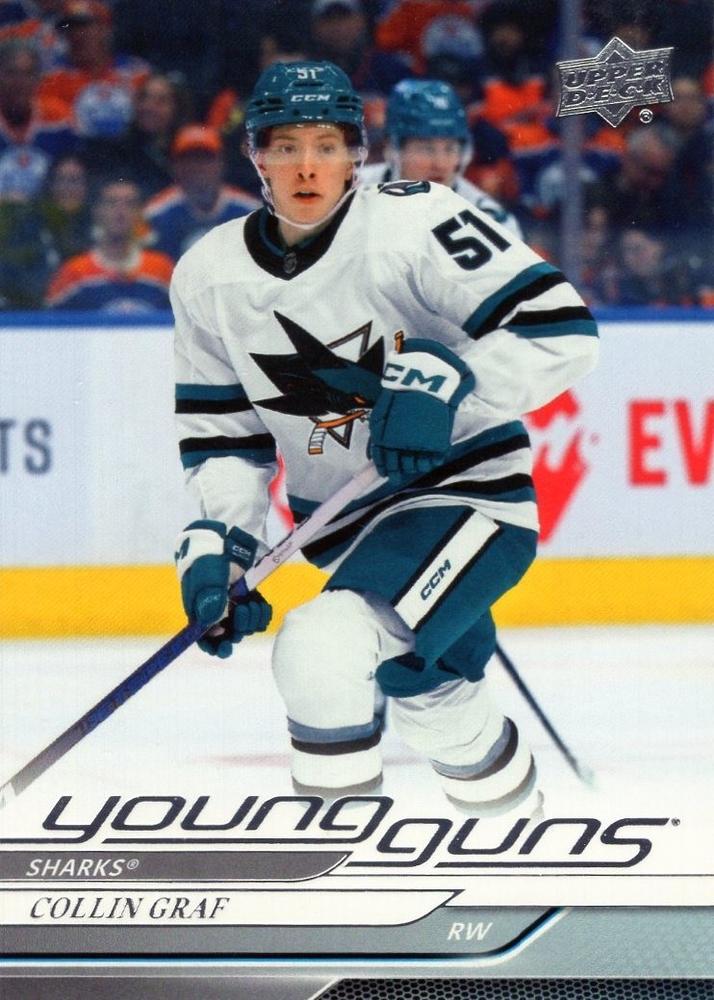 #223 Collin Graf - San Jose Sharks - 2024-25 Upper Deck Hockey