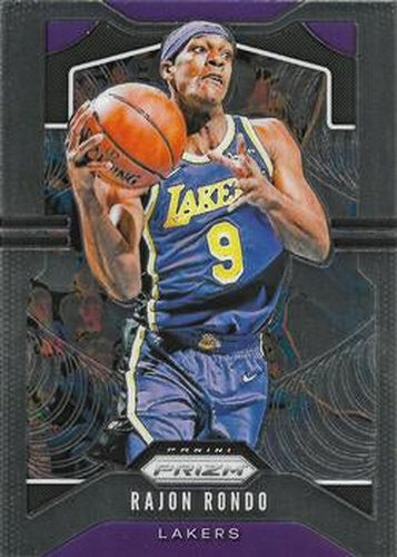 #223 Rajon Rondo - Los Angeles Lakers - 2019-20 Panini Prizm Basketball