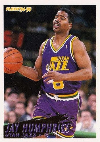#223 Jay Humphries - Utah Jazz - 1994-95 Fleer Basketball