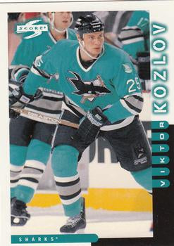 #223 Viktor Kozlov - San Jose Sharks - 1997-98 Score Hockey