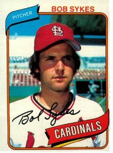 #223 Bob Sykes - St. Louis Cardinals - 1980 Topps Baseball