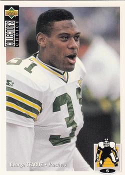 #223 George Teague - Green Bay Packers - 1994 Collector's Choice Football