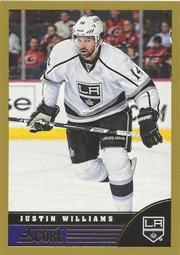 #223 Justin Williams - Los Angeles Kings - 2013-14 Score - Gold Hockey