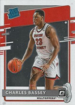 #223 Charles Bassey - Western Kentucky Hilltoppers - 2021 Panini Chronicles Draft Picks Basketball