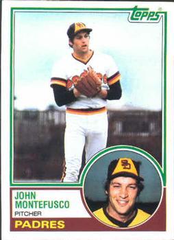 #223 John Montefusco - San Diego Padres - 1983 Topps Baseball