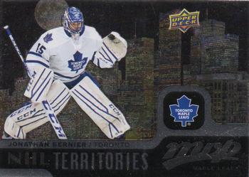 #223 Jonathan Bernier - Toronto Maple Leafs - 2015-16 Upper Deck MVP Hockey