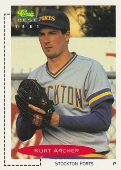 #223 Kurt Archer - Stockton Ports - 1991 Classic Best Baseball