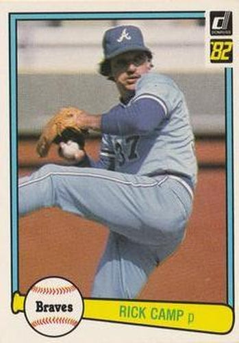 #223 Rick Camp - Atlanta Braves - 1982 Donruss Baseball