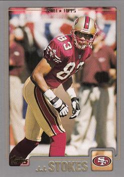 #223 J.J. Stokes - San Francisco 49ers - 2001 Topps Football