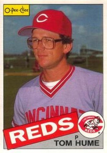 #223 Tom Hume - Cincinnati Reds - 1985 O-Pee-Chee Baseball