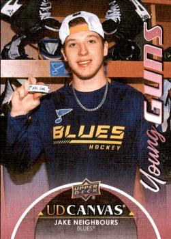 #C223 Jake Neighbours - St. Louis Blues - 2021-22 Upper Deck - UD Canvas Hockey