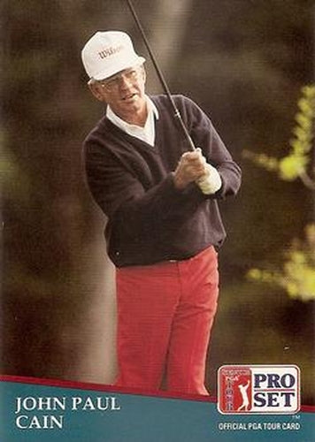 #223 John Paul Cain - 1991 Pro Set PGA Tour Golf
