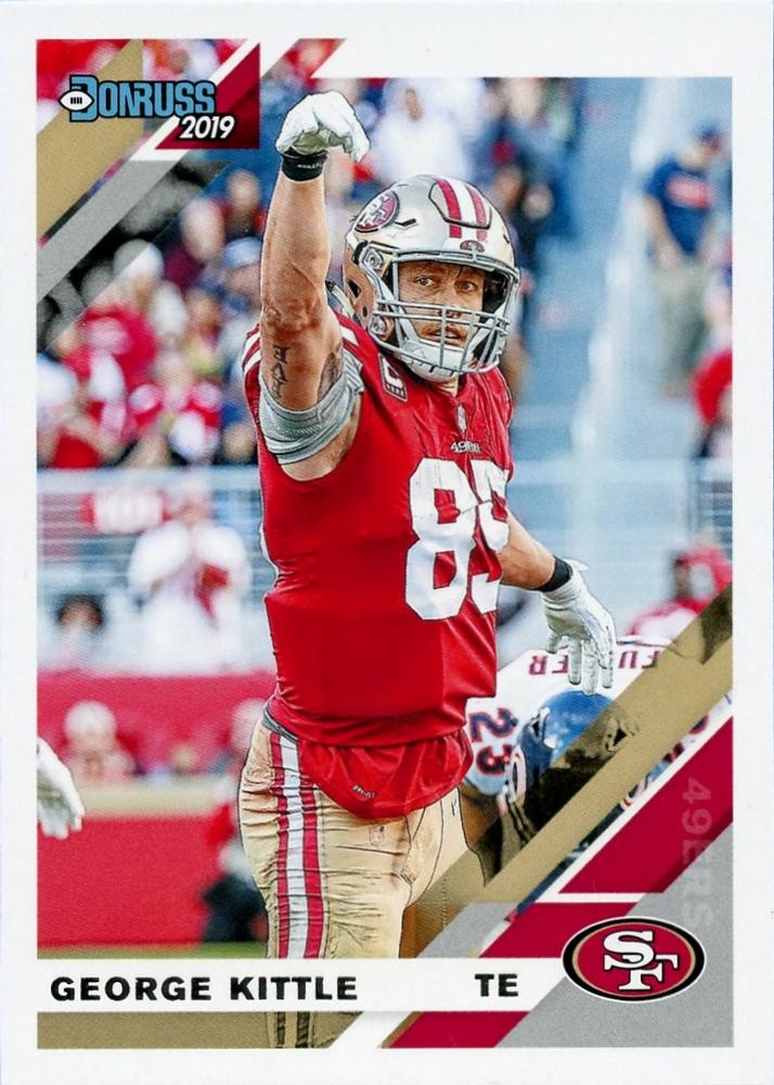 #224V George Kittle - San Francisco 49ers - 2019 Donruss Football