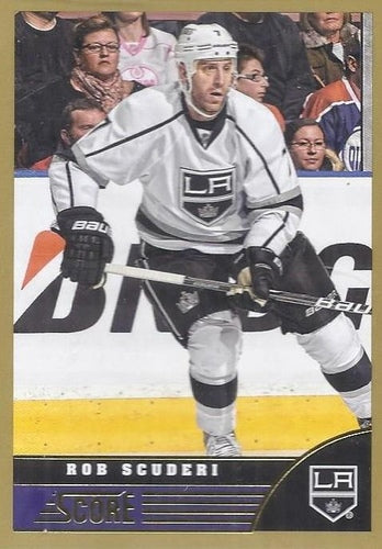 #224 Rob Scuderi - Los Angeles Kings - 2013-14 Score - Gold Hockey