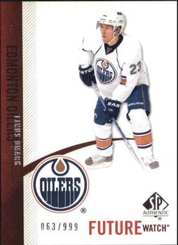 #224 Linus Omark - Edmonton Oilers - 2010-11 SP Authentic Hockey
