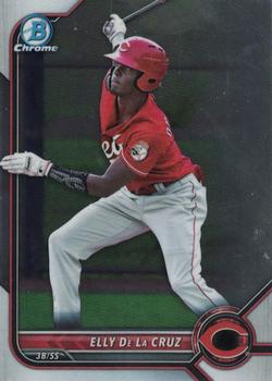 #BCP-224 Elly De La Cruz - Cincinnati Reds - 2022 Bowman - Chrome Prospects Baseball