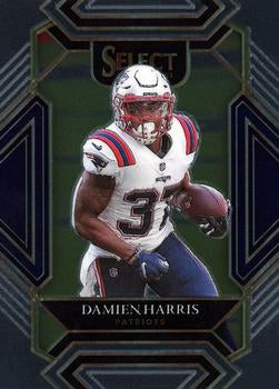 #224 Damien Harris - New England Patriots - 2021 Panini Select Football
