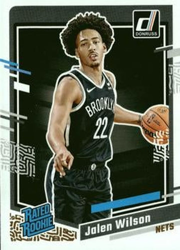 #224 Jalen Wilson - Brooklyn Nets - 2023-24 Donruss Basketball