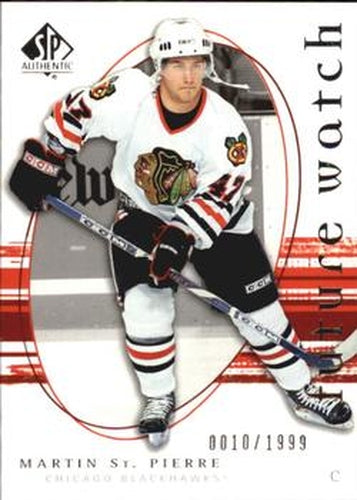 #224 Martin St. Pierre - Chicago Blackhawks - 2005-06 SP Authentic Hockey