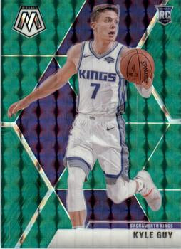 #224 Kyle Guy - Sacramento Kings - 2019-20 Panini Mosaic - Green Prizm Basketball