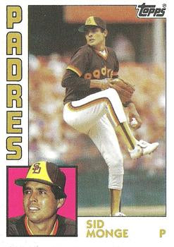 #224 Sid Monge - San Diego Padres - 1984 Topps Baseball