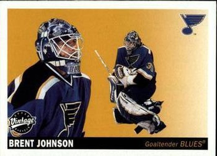 #224 Brent Johnson - St. Louis Blues - 2002-03 Upper Deck Vintage Hockey