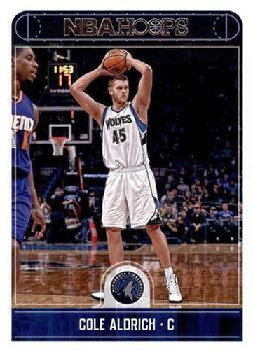 #224 Cole Aldrich - Minnesota Timberwolves - 2017-18 Hoops Basketball