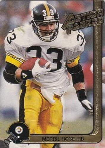 #224 Merril Hoge - Pittsburgh Steelers - 1991 Action Packed Football